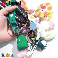 Custom special fashion rubber maker keychain