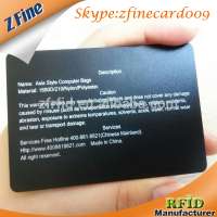 China factory price  black metal business id card