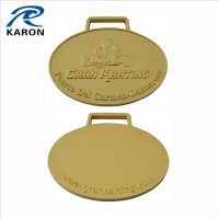 China wholesale matte gold plated custom logo golf medal