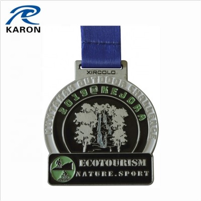 China customised outdoor challenge run medal for cheap