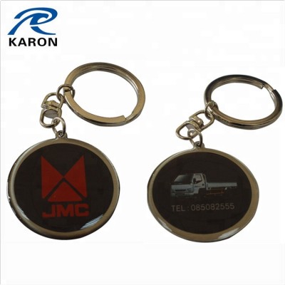 epoxy dome custom metal numbered key tag