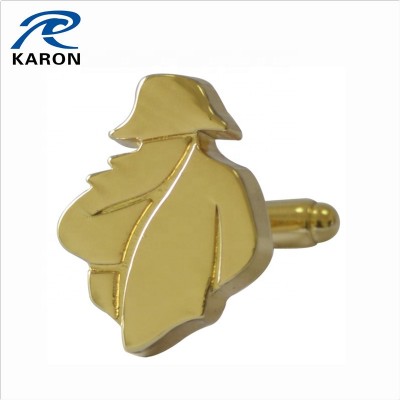 quality wholesale custom logo metal cuff link for cheap