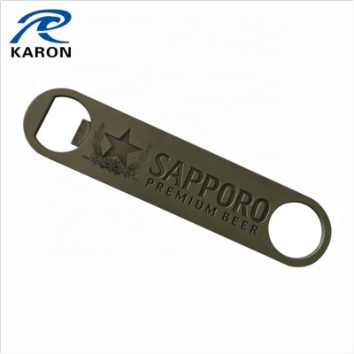 cheap bulk custom branded one hand bottle opener in China