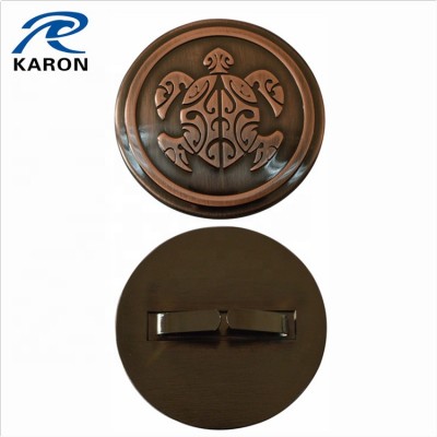 wholesale custom embossed logo metal plate accessories for cheap