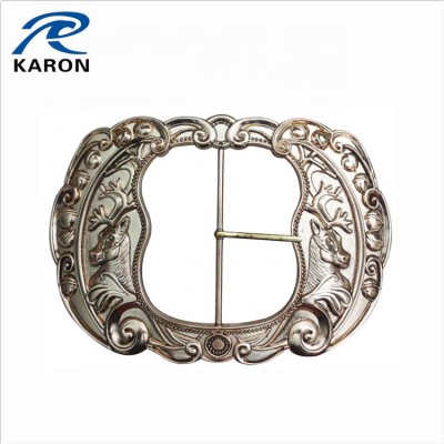 fashionable quality die casting single prong belt buckle