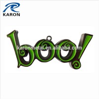 economic cheap bulk metal letter charms with synthetic stones