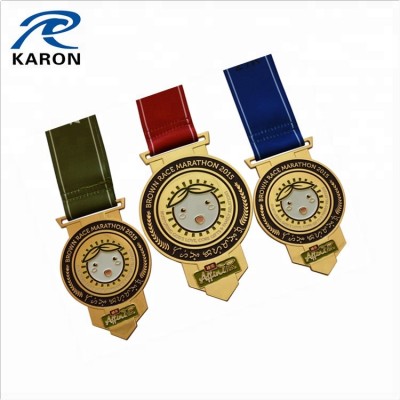 China cheap wholesale custom soft enamel participation medal