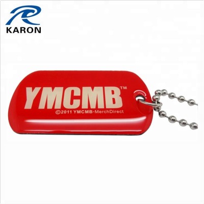 cheap personalized logo dog tag with epoxy coating