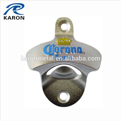 branded wholesale wall mount zinc alloy bottle opener