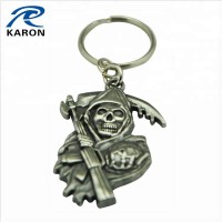 custom antique plated voodoo doll keychain