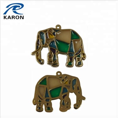 lively custom made souvenir elephant in zinc alloy