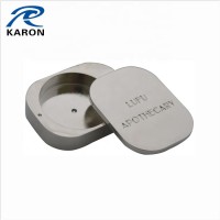 China cheap bulk personalized solid lotion compact with Karon Metal