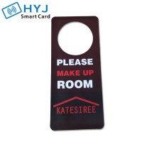 Customized Printing Plastic PVC Do Not Disturb  Hotel Door Hanger