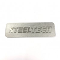 Logo Debossed Customized aluminium steel Tag Metal Plate