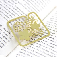 Wholesale Metal Crafts Manufacturer Custom Etch Metal Bookmark For Decoration